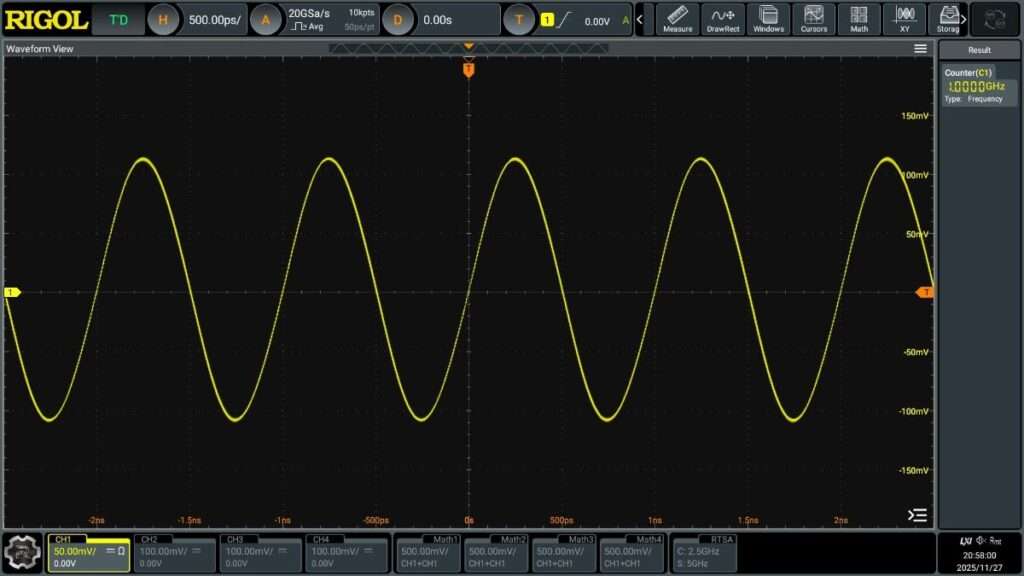 04 1GHz Sine Output P1
